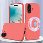 Custodia in silicone antiurto per iPhone 16