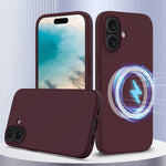 Custodia in silicone antiurto per iPhone 16