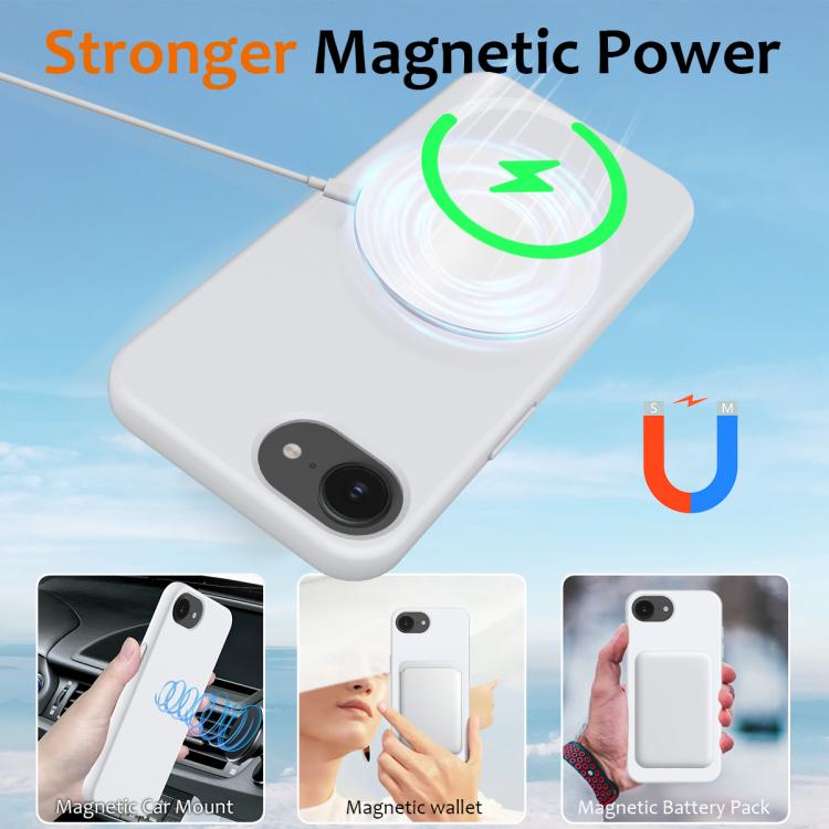 Custodia silicone antiurto per iPhone 17 Pro MagSafe
