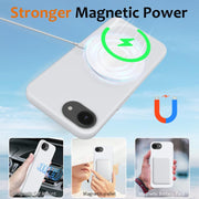 Custodia Magsafe in silicone per iPhone 16/16 Pro Max