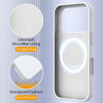 Custodia silicone antiurto per iPhone 17 Pro MagSafe