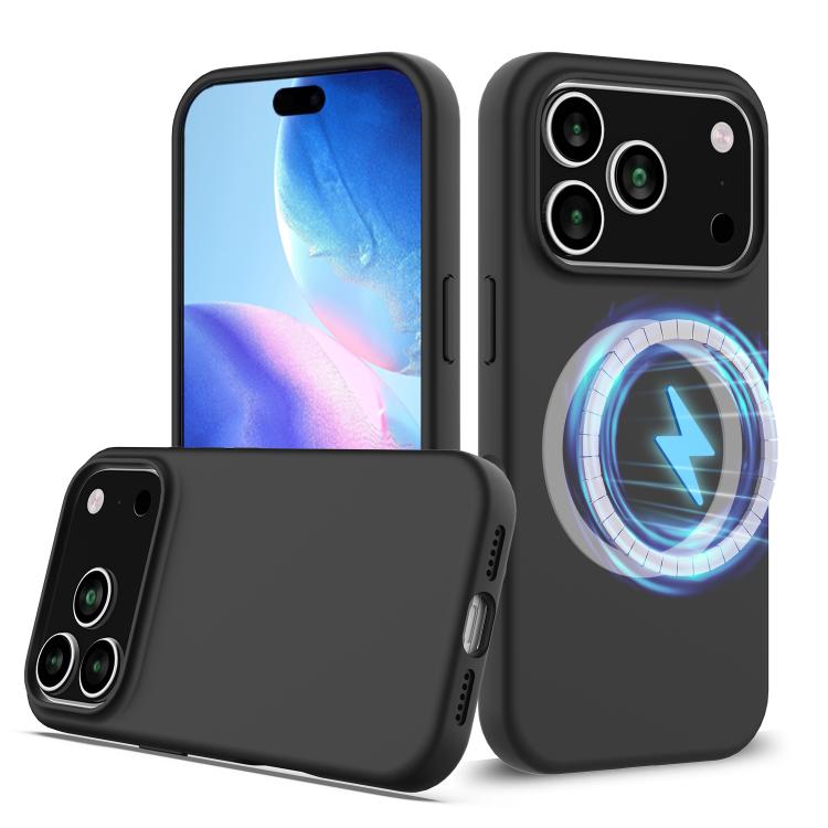 Custodia per telefono Magsafe in silicone antiurto, For iPhone 16 Pro, For iPhone 16 Plus