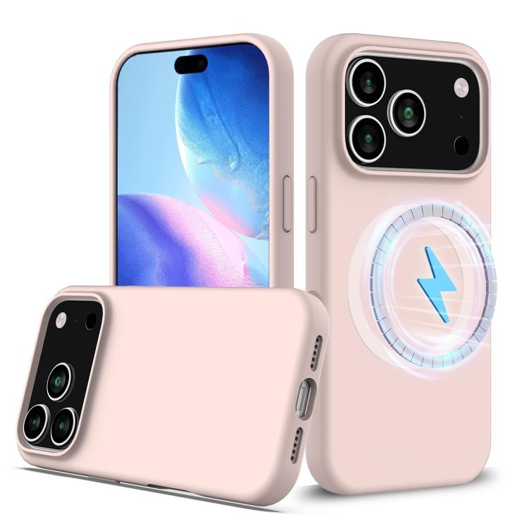 Custodia silicone antiurto per iPhone 17 Pro MagSafe