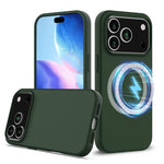 Custodia silicone antiurto per iPhone 17 Pro MagSafe