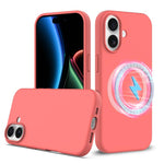 Custodia silicone antiurto per iPhone 17 Pro MagSafe