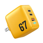 Caricatore GaN 67W USB-C e USB per smartphone