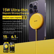 Caricabatterie wireless magnetico WK WP-U166
