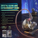 Auricolare cablato WK YC08 8 Pin 1,2 m trasparente