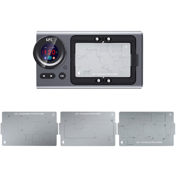 Piattaforma di riscaldamento a strati centrali per scheda madre intelligente i2C T20 per iPhone serie X-13, i2C T20 For iPhone X-13 Series