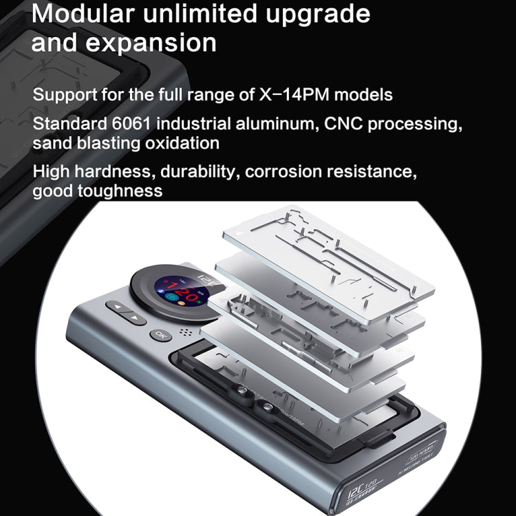 Piattaforma di riscaldamento a strati centrali per scheda madre intelligente i2C T20 per iPhone serie X-13, i2C T20 For iPhone X-13 Series