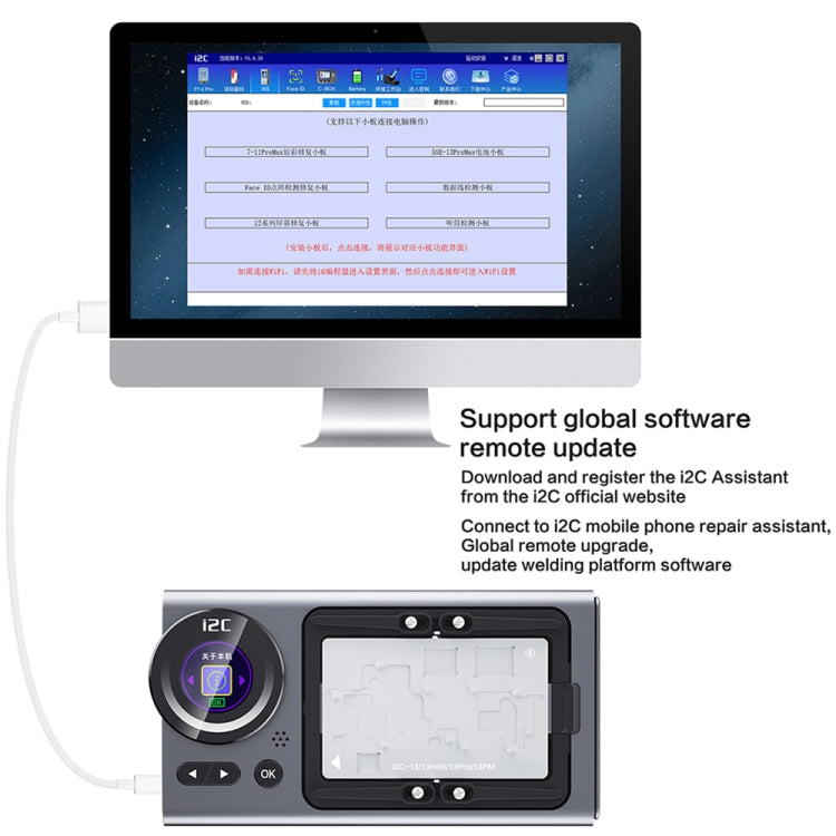 Piattaforma di riscaldamento a strati centrali per scheda madre intelligente i2C T20 per iPhone serie X-13, i2C T20 For iPhone X-13 Series