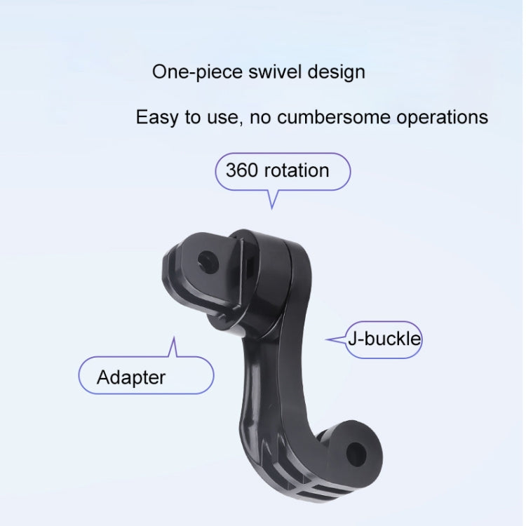360 Rotazione J-Hook Buckle Mount Adapter