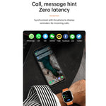 WS-E9 Ultra 2,2 pollici IP67 Orologio intelligente con cinturino in silicone impermeabile con fibbia in metallo, supporto frequenza cardiaca / NFC, Metal Buckle Ocean Silicone Band (Black), Metal Buckle Ocean Silicone Band (Orange)                     ...