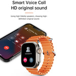 WS-E9 Ultra 2,2 pollici IP67 Orologio intelligente con cinturino in silicone impermeabile con fibbia in metallo, supporto frequenza cardiaca / NFC, Metal Buckle Ocean Silicone Band (Black), Metal Buckle Ocean Silicone Band (Orange)                     ...