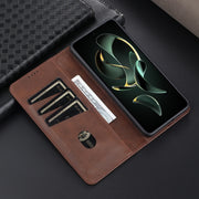 AZNS Custodia per telefono in pelle a conchiglia con struttura in vitello magnetico, For Xiaomi Redmi K60 Ultra/Mi 13T/13T Pro, For Xiaomi Redmi K70/K70 Pro, For Xiaomi Redmi 12 4G, For Xiaomi Redmi Note 12S