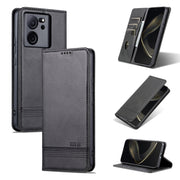 AZNS Custodia per telefono in pelle a conchiglia con struttura in vitello magnetico, For Xiaomi Redmi K60 Ultra/Mi 13T/13T Pro, For Xiaomi Redmi K70/K70 Pro, For Xiaomi Redmi 12 4G, For Xiaomi Redmi Note 12S