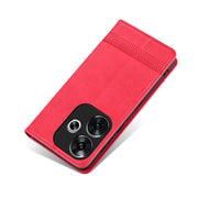 AZNS Custodia per telefono in pelle a conchiglia con struttura in vitello magnetico, For Xiaomi Redmi Turbo 3, For Xiaomi Redmi Note 13 Pro 4G, For Xiaomi Redmi Note 13 4G, For Xiaomi Redmi K70E