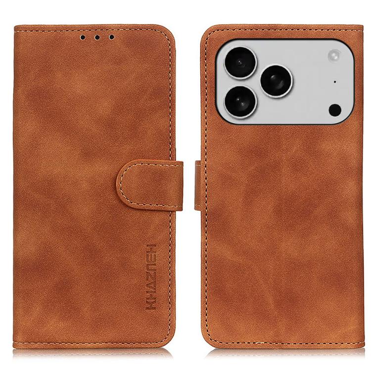 Custodia in pelle KHAZNEH per iPhone 16 e 15