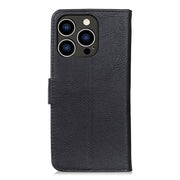 Custodia in pelle orizzontale per iPhone 15 Pro