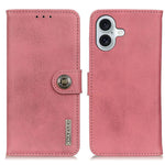 Custodia in pelle orizzontale con cavalletto per iPhone 16 e 15