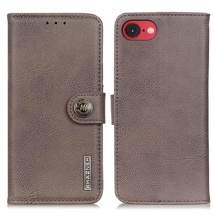 Custodia in pelle orizzontale con cavalletto per iPhone 16 e 15