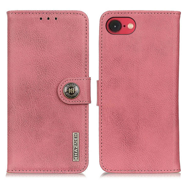 Custodia in pelle orizzontale con cavalletto per iPhone 16 e 15