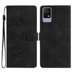 Custodia per telefono in pelle con motivo a farfalla in rilievo, For TCL 405 / 406 / 408, For TCL 40 SE