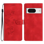 Custodia per telefono in pelle con motivo a farfalla in rilievo, For Google Pixel 9a, For Google Pixel 8 Pro, For Google Pixel 8, For Google Pixel 7a