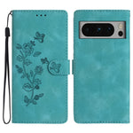 Custodia per telefono in pelle con motivo a farfalla in rilievo, For Google Pixel 9a, For Google Pixel 8 Pro, For Google Pixel 8, For Google Pixel 7a