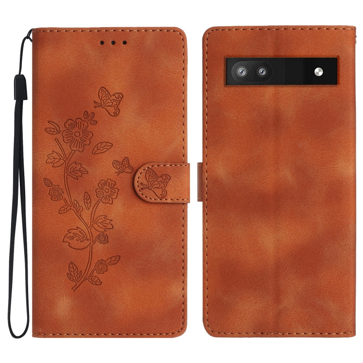 Custodia per telefono in pelle con motivo a farfalla in rilievo, For Google Pixel 9a, For Google Pixel 8 Pro, For Google Pixel 8, For Google Pixel 7a