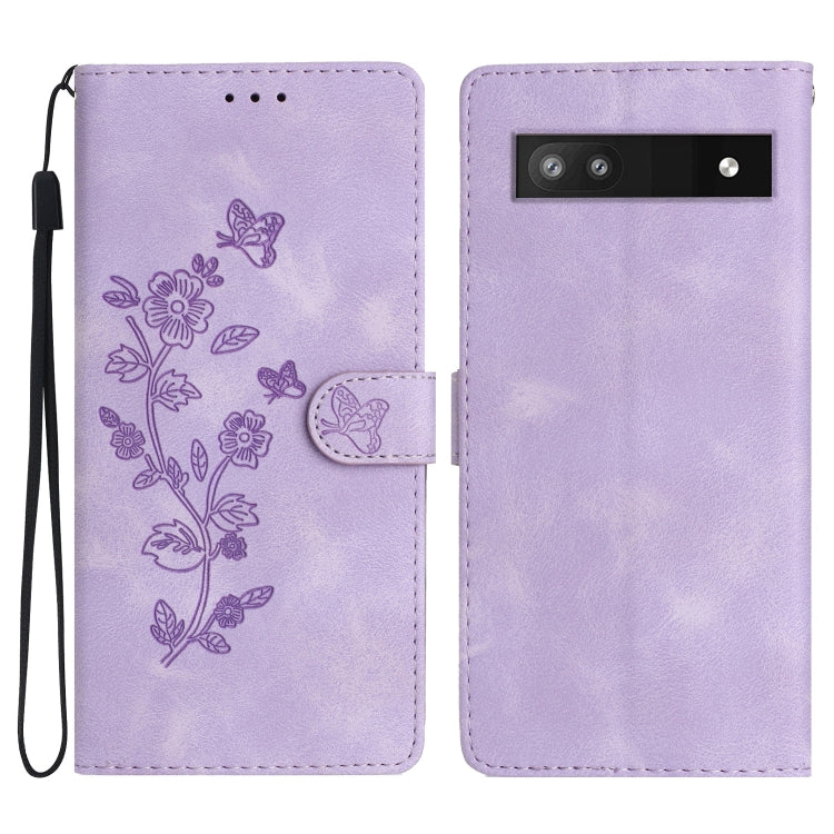 Custodia per telefono in pelle con motivo a farfalla in rilievo, For Google Pixel 9a, For Google Pixel 8 Pro, For Google Pixel 8, For Google Pixel 7a
