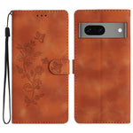 Custodia per telefono in pelle con motivo a farfalla in rilievo, For Google Pixel 7 Pro, For Google Pixel 7, For Google Pixel 6a, For Google Pixel 6 Pro