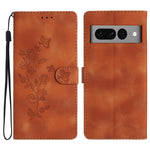 Custodia per telefono in pelle con motivo a farfalla in rilievo, For Google Pixel 7 Pro, For Google Pixel 7, For Google Pixel 6a, For Google Pixel 6 Pro