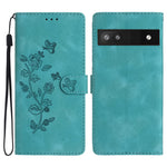 Custodia per telefono in pelle con motivo a farfalla in rilievo, For Google Pixel 7 Pro, For Google Pixel 7, For Google Pixel 6a, For Google Pixel 6 Pro