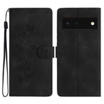 Custodia per telefono in pelle con motivo a farfalla in rilievo, For Google Pixel 6