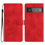 Custodia per telefono in pelle con motivo a farfalla in rilievo, For Google Pixel 7 Pro, For Google Pixel 7, For Google Pixel 6a, For Google Pixel 6 Pro