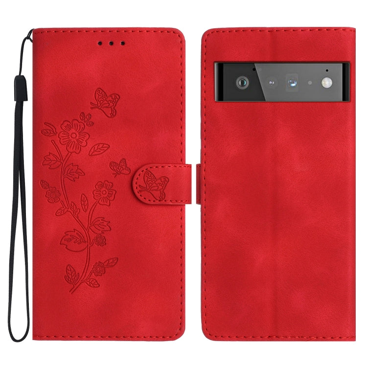 Custodia per telefono in pelle con motivo a farfalla in rilievo, For Google Pixel 7 Pro, For Google Pixel 7, For Google Pixel 6a, For Google Pixel 6 Pro