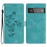 Custodia per telefono in pelle con motivo a farfalla in rilievo, For Google Pixel 7 Pro, For Google Pixel 7, For Google Pixel 6a, For Google Pixel 6 Pro