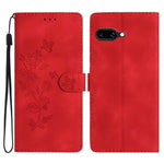 Custodia per telefono in pelle con motivo a farfalla in rilievo, For Google Pixel 9a, For Google Pixel 8 Pro, For Google Pixel 8, For Google Pixel 7a