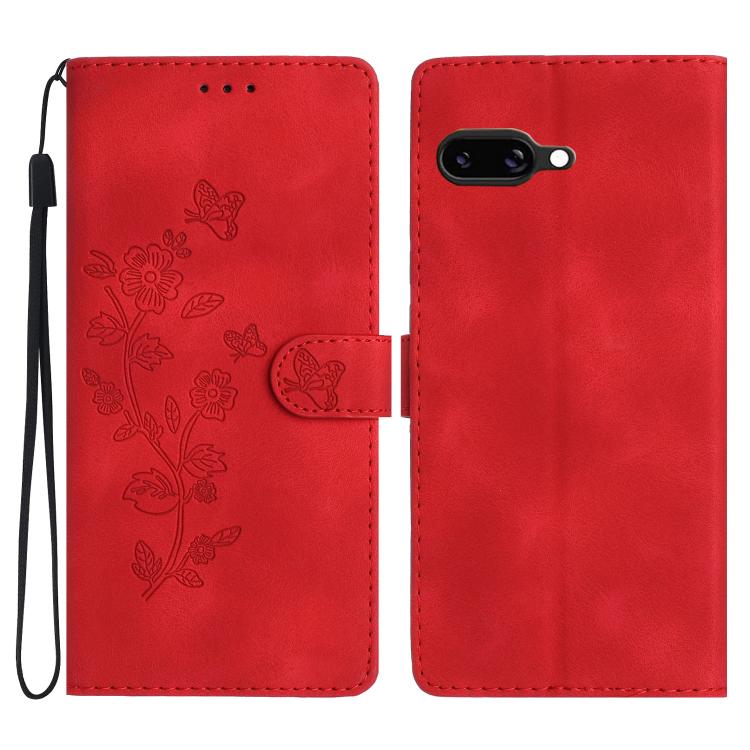 Custodia per telefono in pelle con motivo a farfalla in rilievo, For Google Pixel 9a, For Google Pixel 8 Pro, For Google Pixel 8, For Google Pixel 7a