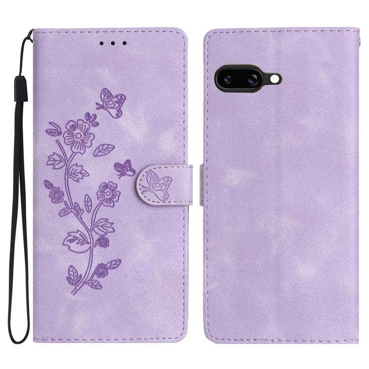 Custodia per telefono in pelle con motivo a farfalla in rilievo, For Google Pixel 9a, For Google Pixel 8 Pro, For Google Pixel 8, For Google Pixel 7a