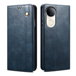 Custodia per telefono in pelle con trama di cavallo pazzo in cera d'olio, For vivo S20 5G, For vivo S20 Pro 5G, For vivo Y19s 4G, For vivo X200, For vivo X200 Pro mini, For vivo X200 Pro