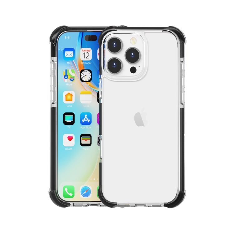 Custodia TPU antiurto con angoli rinforzati per iPhone 16 Pro Max