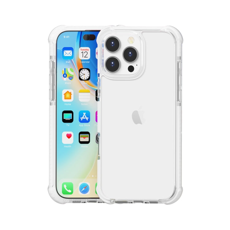 Custodia TPU antiurto con angoli rinforzati per iPhone 16 Pro Max