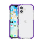 Custodia TPU antiurto con angoli rinforzati per iPhone 16 Plus