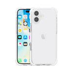 Custodia TPU antiurto con angoli rinforzati per iPhone 16 Plus