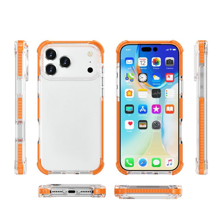 Custodia TPU antiurto con angoli rinforzati per iPhone 17 Pro Max