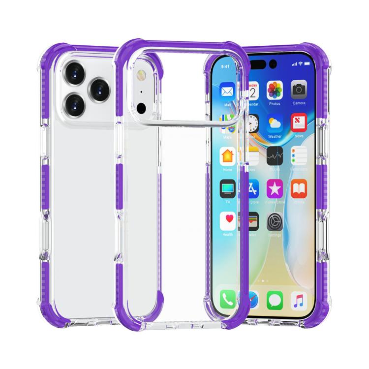Custodia TPU antiurto con angoli rinforzati per iPhone 17 Pro Max