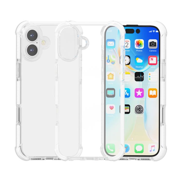 Custodia TPU antiurto con angoli rinforzati per iPhone 17