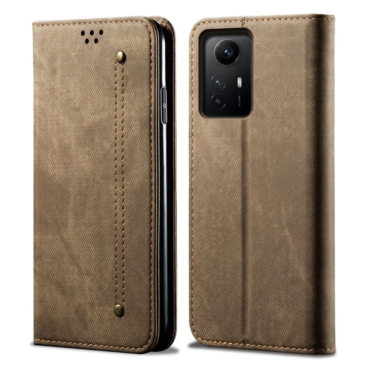 Custodia per telefono in pelle Flip Texture denim, For Xiaomi Redmi Note 12S, For Xiaomi 13 Lite / Civi 2